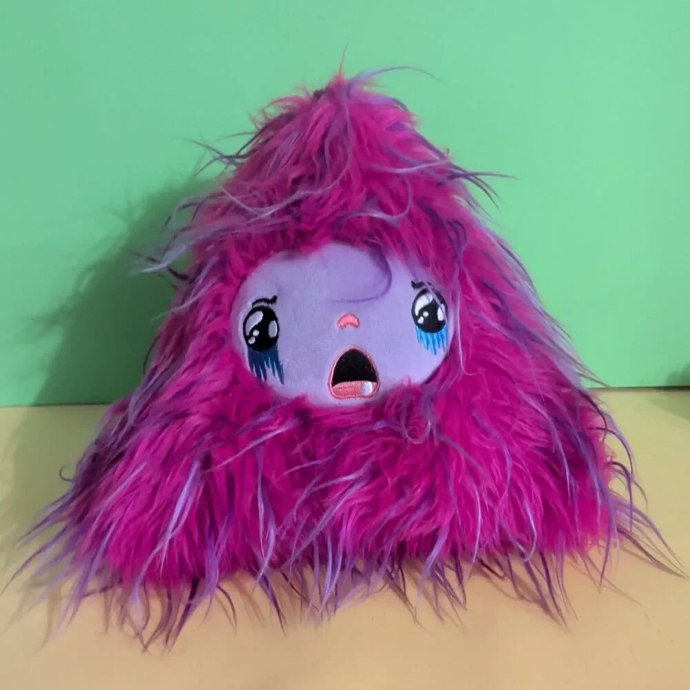 Otherworld Schmoulder Plush Pink Purple Furry Monster Plushie Stuffed Toy